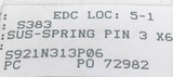 Mitsubishi S921N313P06 Spring Pin For Mitsubishi Wire EDM Machines