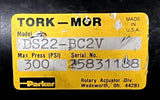 Parker DS22-BC2V Tork-Mor Double Vane Rotary Actuator 300 PSI 1" Shafts