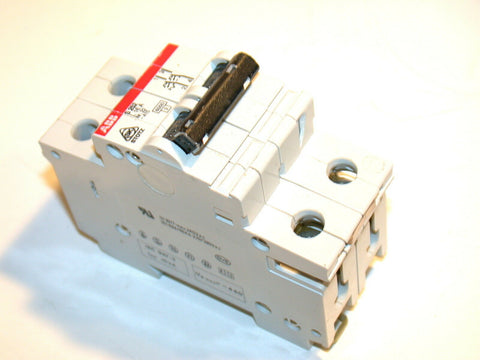 NEW ABB 16 AMP CIRCUIT BREAKER DIN MT 2 POLE S252 L 16A