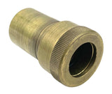Cajon Ultra-Torr Brass Threaded Vacuum Tube Fitting 3/4" ID 2" Tube