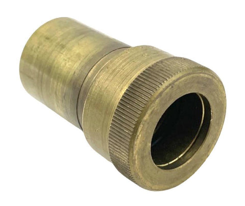 Cajon Ultra-Torr Brass Threaded Vacuum Tube Fitting 3/4" ID 2" Tube
