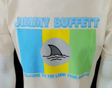 Anvil Men's Jimmy Buffett Welcome To Finland Tour 2011-12 Tan Shirt Size Medium