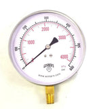 Winters PCT331 Pressure Gauge 4.5" Face 0-600 PSI 1/4" NPT (2 Available)