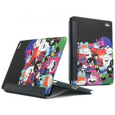 New iSkin Happy Friends Folio for iPad 2  -HPFIPD2-BK FREE SHIPPING