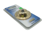 Heath Zenith VSRP-A Polished Brass Wired Push Button For Bell / Buzzer 23V Max
