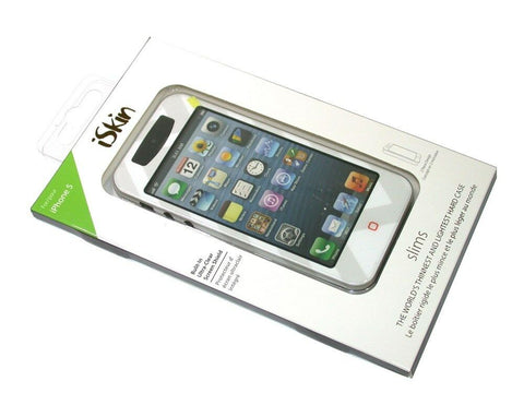 New iSkin Slims Chevron White/Gray Case for iPhone 5 UBSLM5-CVR - FREE SHIPPING