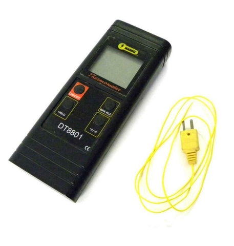 Mannix DT8801 Thermometer with Thermocouple and Case
