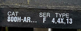 Allen Bradley AB 800H-AR Red Flush Push Button "Insert Drive Stop" Legend Plate