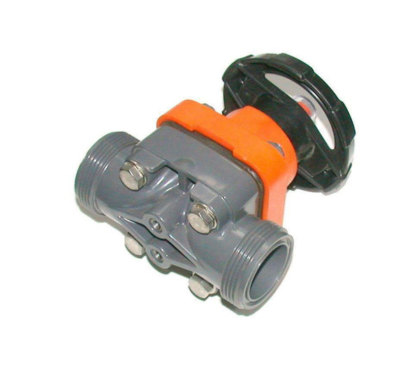 FISCHER TYP 314 PVC DIAPHRAGM VALVE 1" DN 25 PN 10 Surplus Select