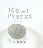 Pyrex 1000 Glass Beaker 100 ml 2-1/2" Tall