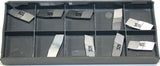 Lot of 9 New 6402088 Iscar Carbide groove & turning inserts GIP 3.00-0.20 IC 328