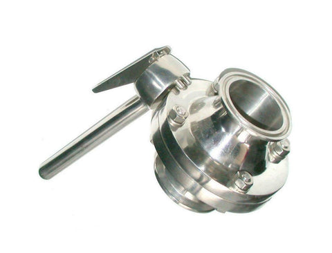Tri-Clover 304 Stainless Steel Butterfly Valve 1-7/8"