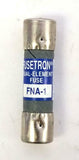 New Bussmann FNA-1 Dual Element Fuses 125 V (Box of 10)