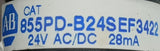 Allen-Bradley 855PD-B24SEF3422  2 Ckt Panel Mount Alarm 24V AC/DC Full Lens 30mm
