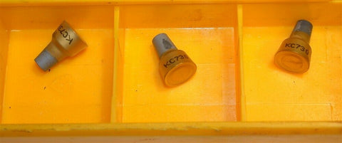 Lot of 3 New 1865953 Kennametal K-LOCK Profiling Inserts RCMK090700 KC730