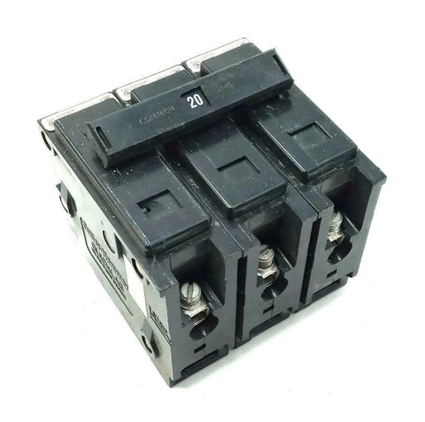 Lot of (3) Cutler-Hammer Quicklag QBHW1020 1 Pole Circuit Breaker 20A 240VAC