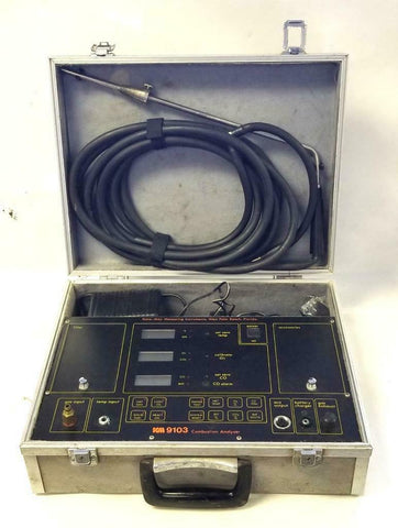 Kane-May 9103 Combustion Analyser W/ Case, Charger and Accesories- Sold As Is