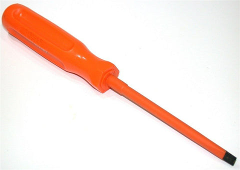 NEW SIBILLE IS18 INSULATED NO. 7/32"x3 7/8" LINEMANS 1000V FLATHEAD SCREWDRIVER