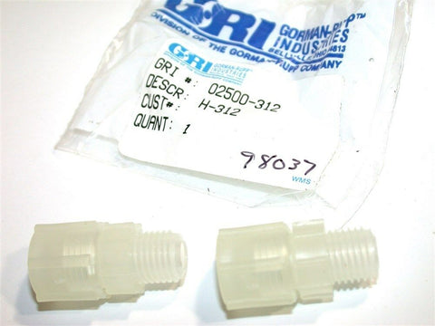 UP TO 12 New Gorman-Rupp .125" Barb Comp Tubing Connector Kits 02500-312