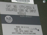 ALLEN BRADLEY ISOLATED 120V AC INPUT MODULE 1771-ID16A
