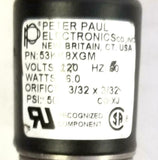 Peter Paul Electronics 53KK8XGM Solenoid Valve 120 V 6 W