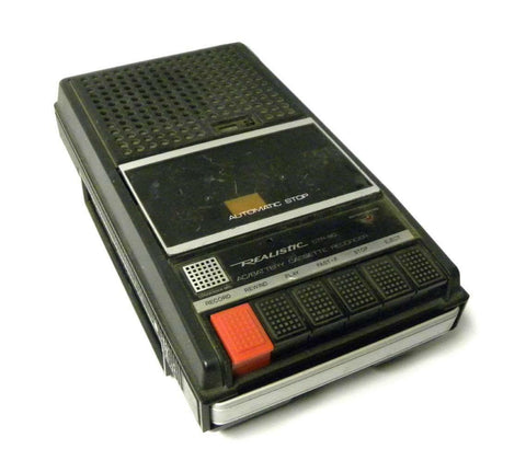 REALISTIC CASSETTE TAPE RECORDER CTR-80 MODEL 26-1205 - SOLD AS IS