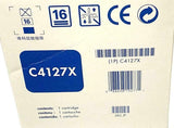 HP C4127X Black Toner Cartridge Genuine OEM 27x LaserJet 4000 4050