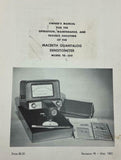 Macbeth Instruments TD-100 Quantalog Denitometer Owner's Manual