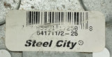 Lot of (2) Steel City 541711/2-25 Octagonal Conduit Box 4" x 2-1/8" Deep
