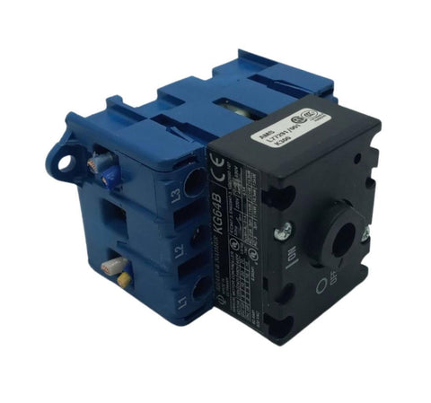 Kraus & Naimer KG64B Doisconnect Switch 60A 600VAC 6 Pole 3 Position Selector
