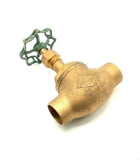 New Jenkins 1200  Bronze Globe Valve 2" Sweat Solder 150 WSP 300 WOG