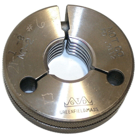 Greenfield Not Go Thread Ring Gage 1"-8 NC-2