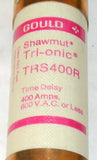 NEW GOULD SHAWMUT 400 AMP TIME DELAY FUSE 600 VAC MODEL TRS400