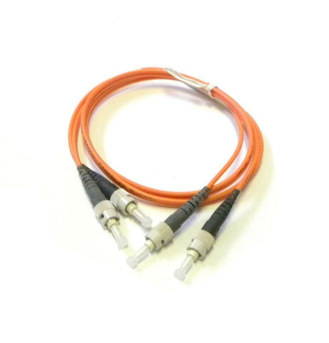 NEW BLACK BOX CERAMIC TERMINATED  FIBER OPTIC  CABLE 3.2 FT. 62.5 MICRON