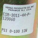 NEW VERSA SOLENOID VALVE 120 VAC MDOEL ESM-3011-44-P-120V60