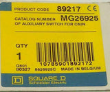 New Square D  MG26925  Auxiliary Contact Switch Made in Belgium