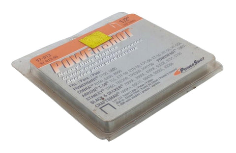 PowerShot 97-013 Heavy Duty Industrial Wire Staples 1/2" - Pack of 1,000