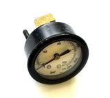 MarshallTown Pressure Gauge Panel Mount 0-160 PSI 1 3/4" Diameter Face