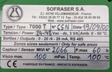 Sofraser 7000T Viscosity Transmitter 24-48VAC/DC 3VA 100mPas 100°C Max Temp.