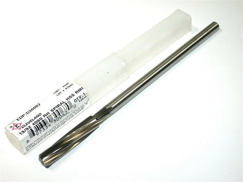 UP TO 12 NEW CLEVELAND TWIST 6 FLUTE SPIRAL RH 13/32" .4062" REAMERS C30067