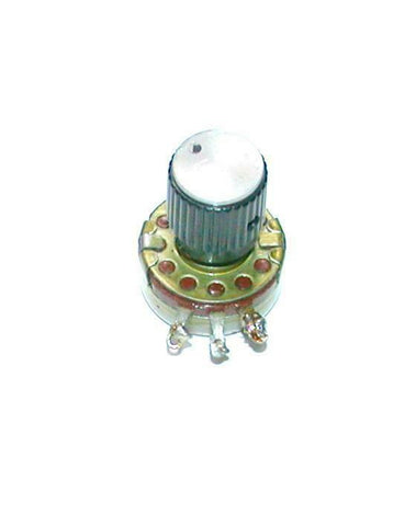 Ohmite  CU-5041  Single Turn Potentiometer W/Knob 0.5MEG Ohm Type AB
