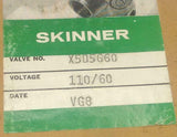 New Skinner  X5D5660  Solenoid Valve 110/120 VAC 60 Hz 1/4 NPT