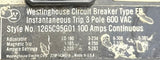 Westinghouse 1265C95G01 3-Pole Circuit Breaker 100A 600VAC Continuous