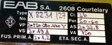EAB TYPE X823^127 TRANSFORMER 750 VA 380-440 VOLTS
