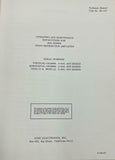 Cohu 9800 Series Video Distribution Amplifier Operating Manual