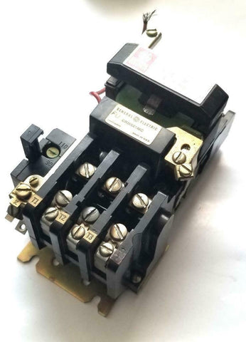 General Electric CR206B0 Motor Starter W/ Auxilary Size 0 18 AMP 115 V