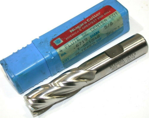 UP TO 3 NEW BRUBAKER 7/8" HSS END MILLS 74052