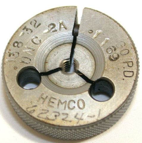 HEMCO GO THREAD RING GAGE 6-32 UNC-2A .138-24