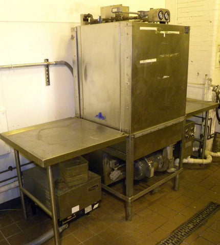HOBART UTW-28 INDUSTRIAL DISHWASHER WITH AUTOMATIC SOAP CONCENTRATION CONTROLLER