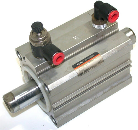 UP TO 2 SMC COMPACT 1 1/2" DOUBLE END AIR CYLINDERS NCDQ2WB50-40D-A73CL